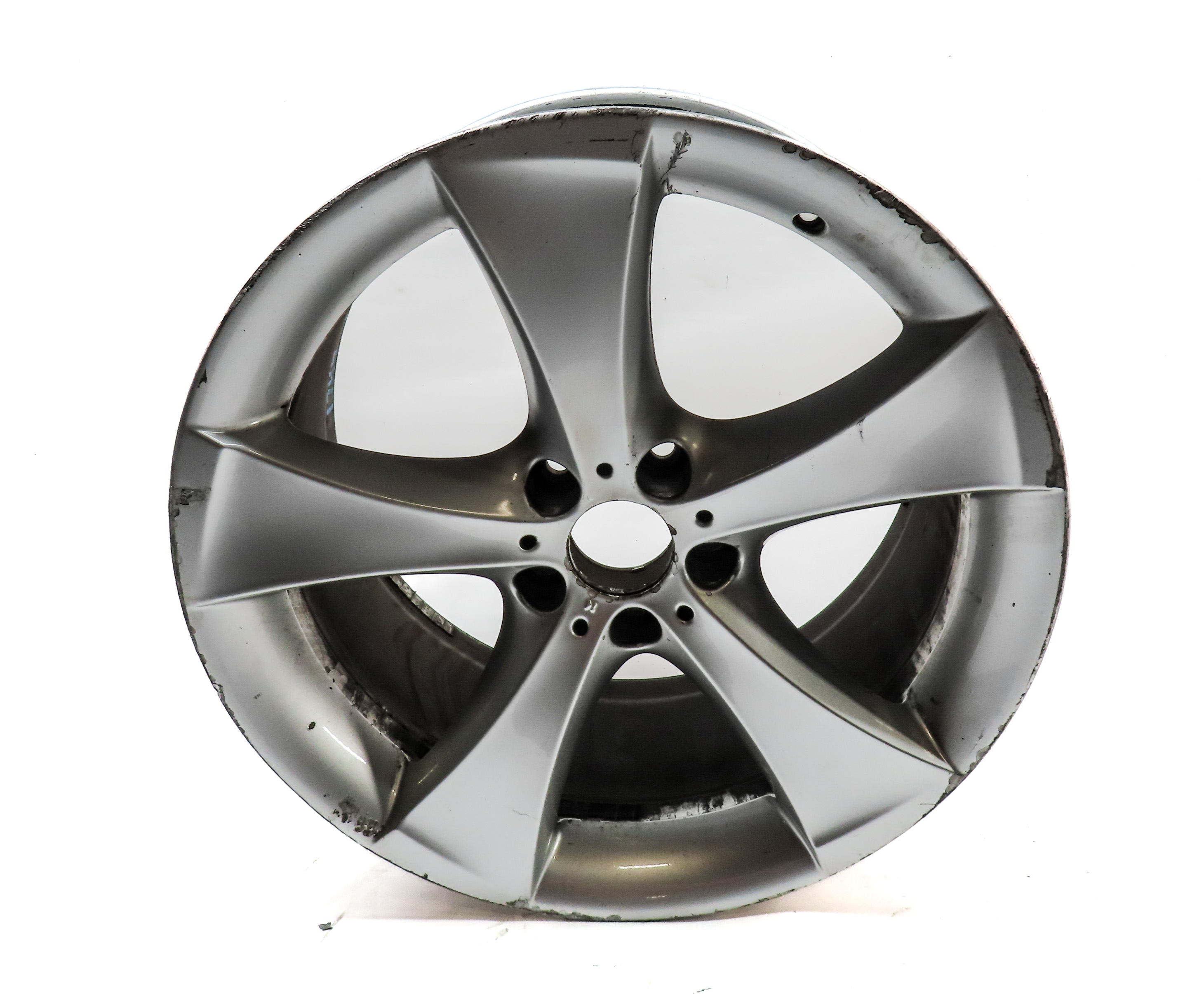 08-14 BMW X5M X6 X6M ///M (E70 E71) 20x10 ALUMINUM ALLOY 5-SPOKE FRONT WHEEL RIM — exact item pictured